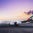 Emirates airplane on tarmac