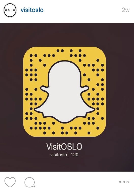 Visit Oslo snapchat