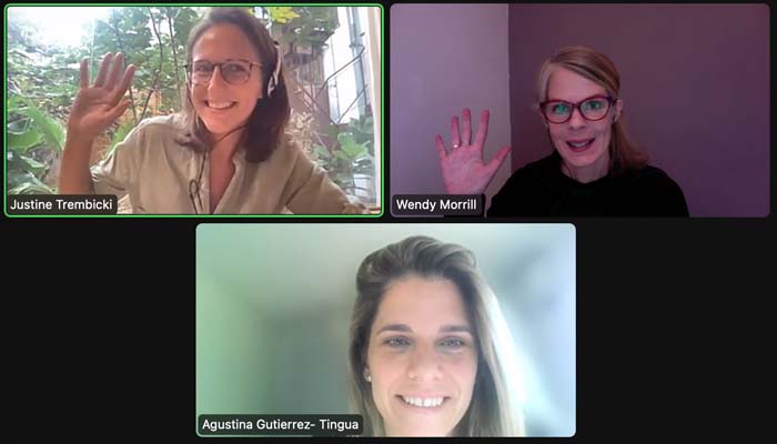 Justine Trembicki - Freepackers | Agustina Gutierrez | Tingua Intercultural Experiences