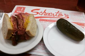meat plate at Schwartz's deli